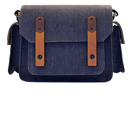 Blue jean office bag